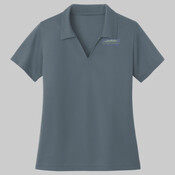 L469 <4aa> Ladies Dri Mesh ® V Neck Polo